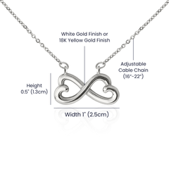 To My Girlfriend - From the day you walked into my life - Endless Love Necklace
